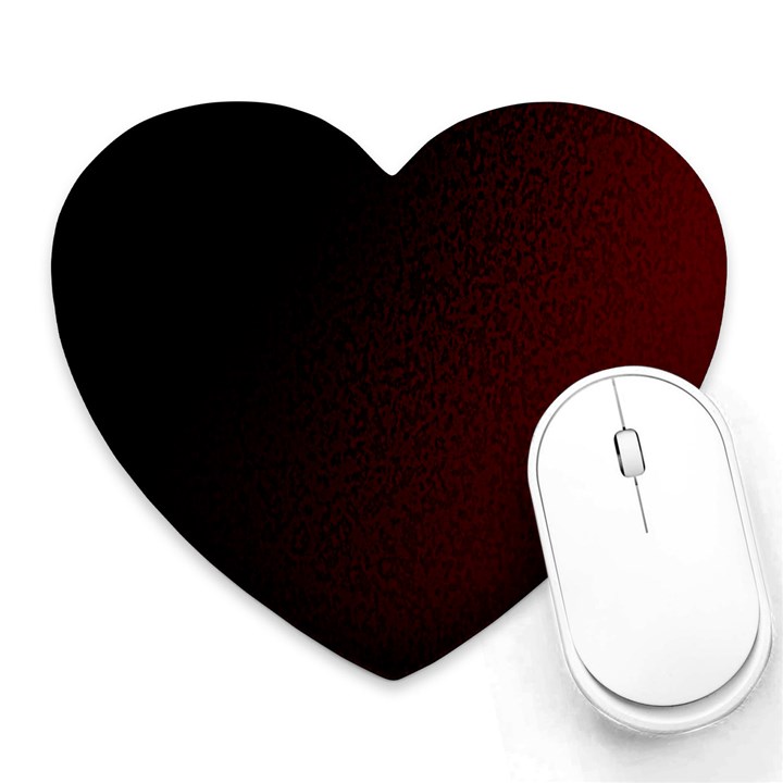 Abstract Dark Simple Red Heart Mousepads