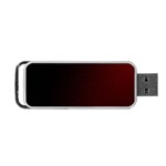 Abstract Dark Simple Red Portable USB Flash (One Side) Front