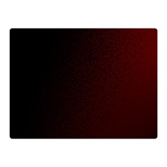 Abstract Dark Simple Red Double Sided Flano Blanket (mini)  by Simbadda