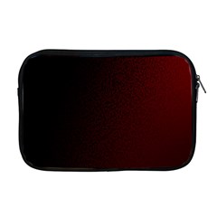 Abstract Dark Simple Red Apple Macbook Pro 17  Zipper Case by Simbadda