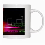 Abstract Binary White Mugs Right