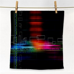 Abstract Binary Face Towel by Simbadda