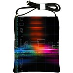 Abstract Binary Shoulder Sling Bags Front