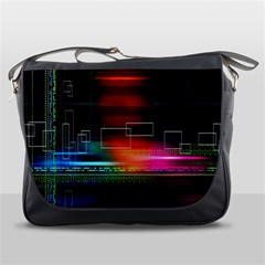 Abstract Binary Messenger Bags by Simbadda