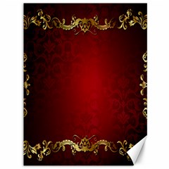 3d Red Abstract Pattern Canvas 36  X 48   by Simbadda