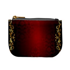 3d Red Abstract Pattern Mini Coin Purses by Simbadda