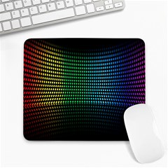 Abstract Multicolor Rainbows Circles Large Mousepads by Simbadda