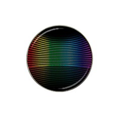 Abstract Multicolor Rainbows Circles Hat Clip Ball Marker (10 Pack) by Simbadda