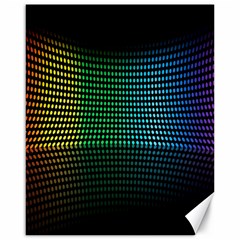 Abstract Multicolor Rainbows Circles Canvas 16  X 20   by Simbadda