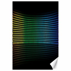 Abstract Multicolor Rainbows Circles Canvas 24  X 36  by Simbadda