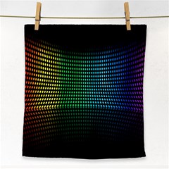 Abstract Multicolor Rainbows Circles Face Towel by Simbadda