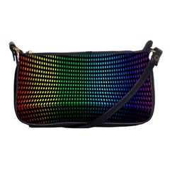 Abstract Multicolor Rainbows Circles Shoulder Clutch Bags by Simbadda