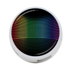 Abstract Multicolor Rainbows Circles 4-port Usb Hub (one Side) by Simbadda