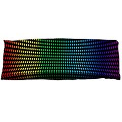 Abstract Multicolor Rainbows Circles Body Pillow Case (dakimakura)