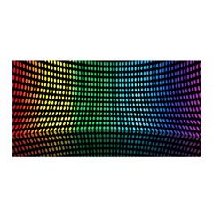 Abstract Multicolor Rainbows Circles Satin Wrap by Simbadda