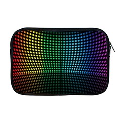 Abstract Multicolor Rainbows Circles Apple Macbook Pro 17  Zipper Case