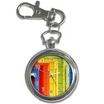 Abstract Minimalism Architecture Key Chain Watches Front