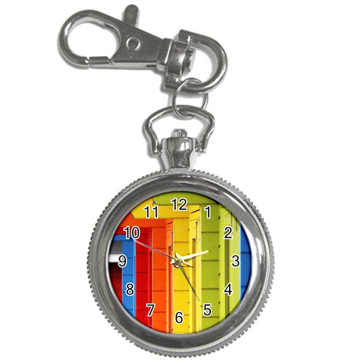 Abstract Minimalism Architecture Key Chain Watches