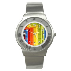 Abstract Minimalism Architecture Stainless Steel Watch by Simbadda