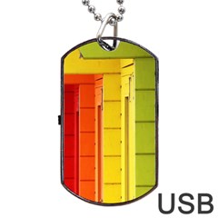 Abstract Minimalism Architecture Dog Tag Usb Flash (one Side) by Simbadda