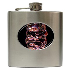 Hamburgers Digital Art Colorful Hip Flask (6 Oz) by Simbadda