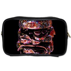 Hamburgers Digital Art Colorful Toiletries Bags by Simbadda