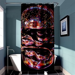 Hamburgers Digital Art Colorful Shower Curtain 36  X 72  (stall)  by Simbadda