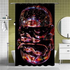 Hamburgers Digital Art Colorful Shower Curtain 48  X 72  (small)  by Simbadda