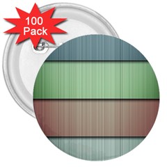 Lines Stripes Texture Colorful 3  Buttons (100 Pack)  by Simbadda