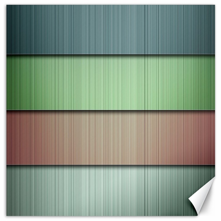 Lines Stripes Texture Colorful Canvas 20  x 20  