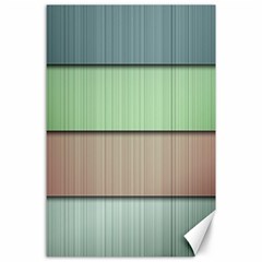 Lines Stripes Texture Colorful Canvas 24  X 36  by Simbadda