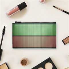 Lines Stripes Texture Colorful Cosmetic Bag (small)  by Simbadda