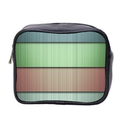 Lines Stripes Texture Colorful Mini Toiletries Bag 2-side by Simbadda