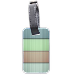 Lines Stripes Texture Colorful Luggage Tags (two Sides) by Simbadda