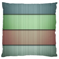 Lines Stripes Texture Colorful Large Cushion Case (one Side) by Simbadda