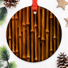 Abstract Bamboo Ornament (round) by Simbadda