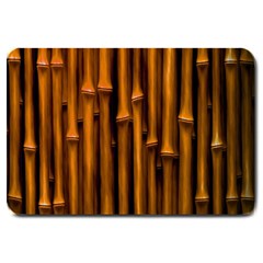 Abstract Bamboo Large Doormat  by Simbadda