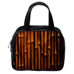 Abstract Bamboo Classic Handbags (one Side) by Simbadda