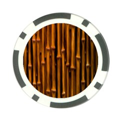 Abstract Bamboo Poker Chip Card Guard (10 Pack) by Simbadda