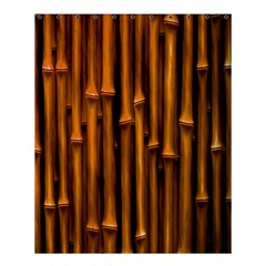 Abstract Bamboo Shower Curtain 60  X 72  (medium)  by Simbadda