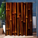 Abstract Bamboo Shower Curtain 60  x 72  (Medium)  60 x72  Curtain