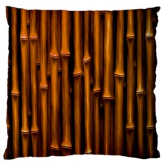 Abstract Bamboo Large Cushion Case (one Side) by Simbadda