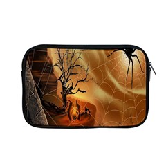 Digital Art Nature Spider Witch Spiderwebs Bricks Window Trees Fire Boiler Cliff Rock Apple Macbook Pro 13  Zipper Case by Simbadda