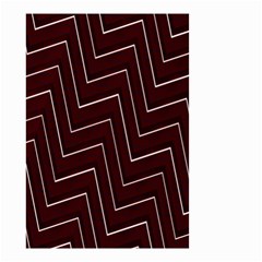 Lines Pattern Square Blocky Small Garden Flag (two Sides) by Simbadda