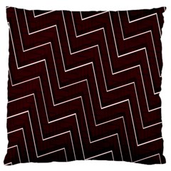 Lines Pattern Square Blocky Standard Flano Cushion Case (one Side) by Simbadda