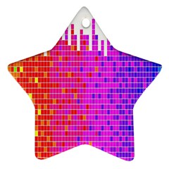 Square Spectrum Abstract Ornament (star) by Simbadda