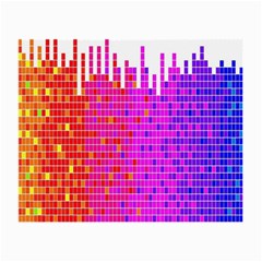 Square Spectrum Abstract Small Glasses Cloth by Simbadda