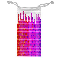 Square Spectrum Abstract Jewelry Bag by Simbadda