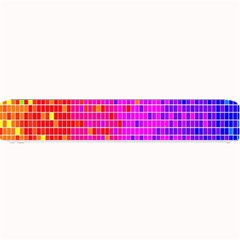 Square Spectrum Abstract Small Bar Mats by Simbadda