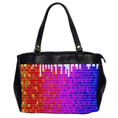 Square Spectrum Abstract Office Handbags by Simbadda